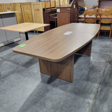 Load image into Gallery viewer, 8 Ft Boat Conference Table in Modern Walnut
