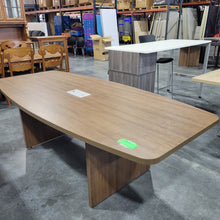 Load image into Gallery viewer, 8 Ft Boat Conference Table in Modern Walnut
