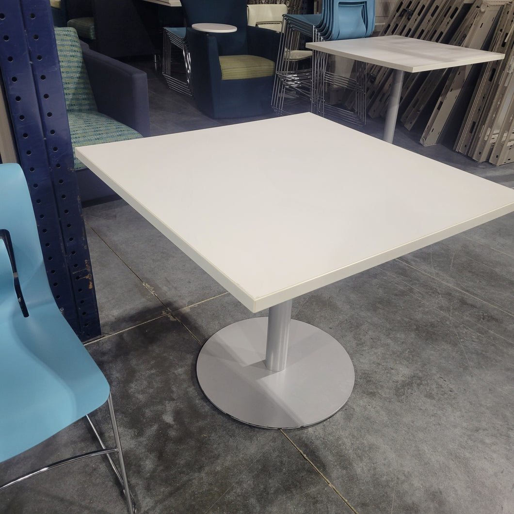 White Square Breakroom Table