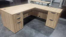 Load image into Gallery viewer, NEW 6 x 6 L-Shape Desk in Aspen Available by Order

