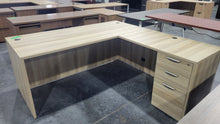 Load image into Gallery viewer, NEW 6 x 6 American Elm L-Shape Desk Available by Order
