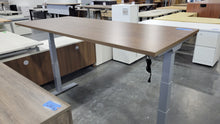 Load image into Gallery viewer, NEW 30 x 72 Walnut Sit-Stand Desk Available by Order
