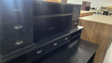 Load image into Gallery viewer, Black Storage Credenza
