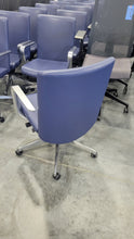 Load image into Gallery viewer, Gunlocke Conference Chair in Indigo Leather
