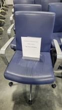 Load image into Gallery viewer, Gunlocke Conference Chair in Indigo Leather
