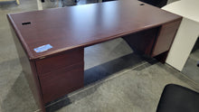 Load image into Gallery viewer, HON Double Pedestal Desk

