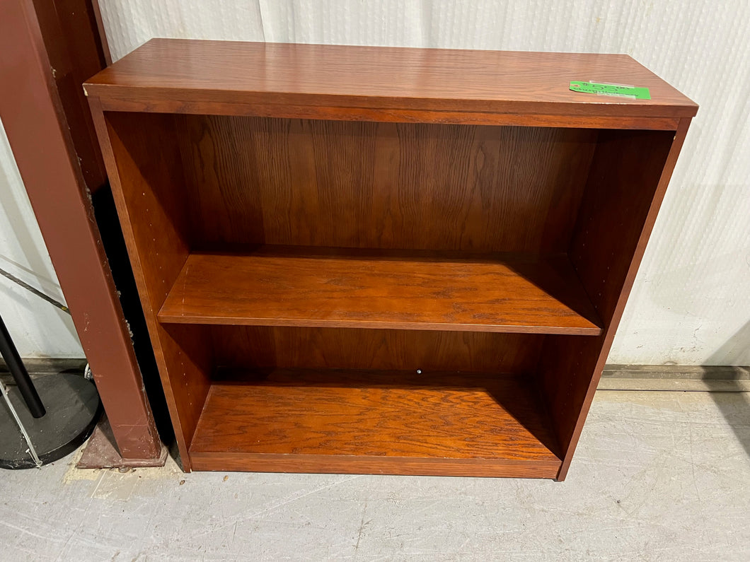 2-Shelf Cherry Hardback Bookcase