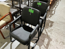 Load image into Gallery viewer, NEW Black Fabric Guest Chair
