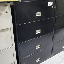 Black Schwab Fireproof File Cabinet