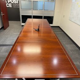 14 Foot Cherry Conference Table