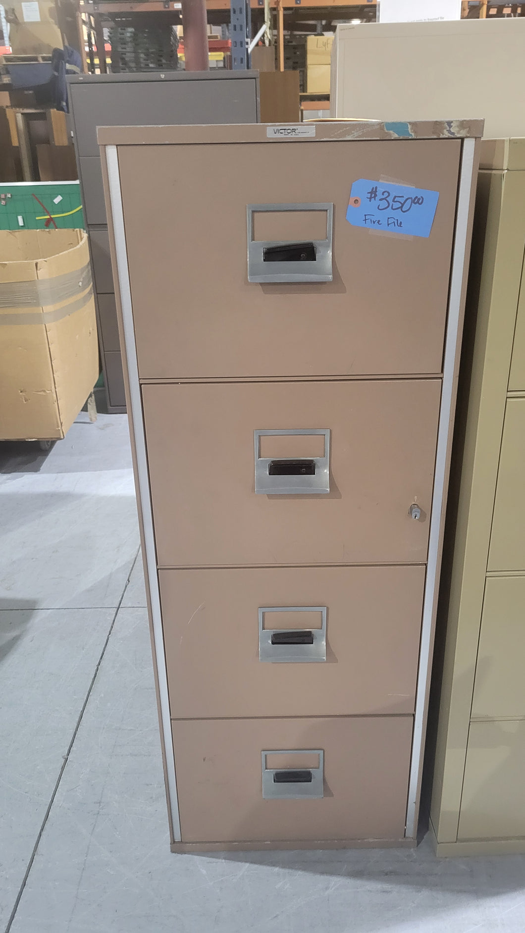 4-Drawer Vertical File Cabinet