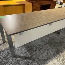 72 x 30 Greige Table and Privacy Screen