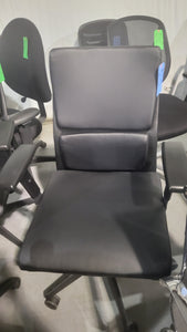 As-Is Black Vinyl Task Chair