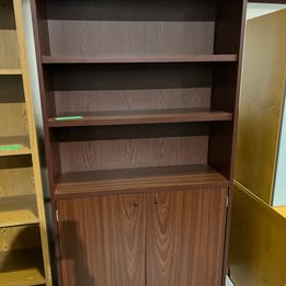 Mahogany Bookcase and Storage