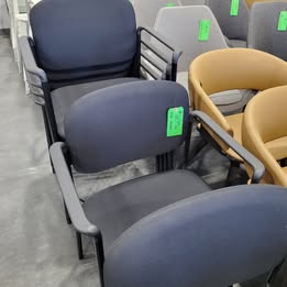 Black Stacker Chair