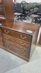 Traditional Cherry Desk and Hutch