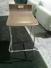 Load image into Gallery viewer, Walnut Saddleback Bar Stool
