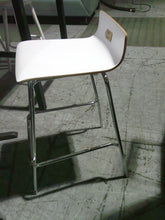 Load image into Gallery viewer, White Saddleback Bar Stool
