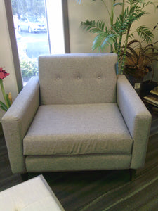 Light Gray Club Chair (2 Available)