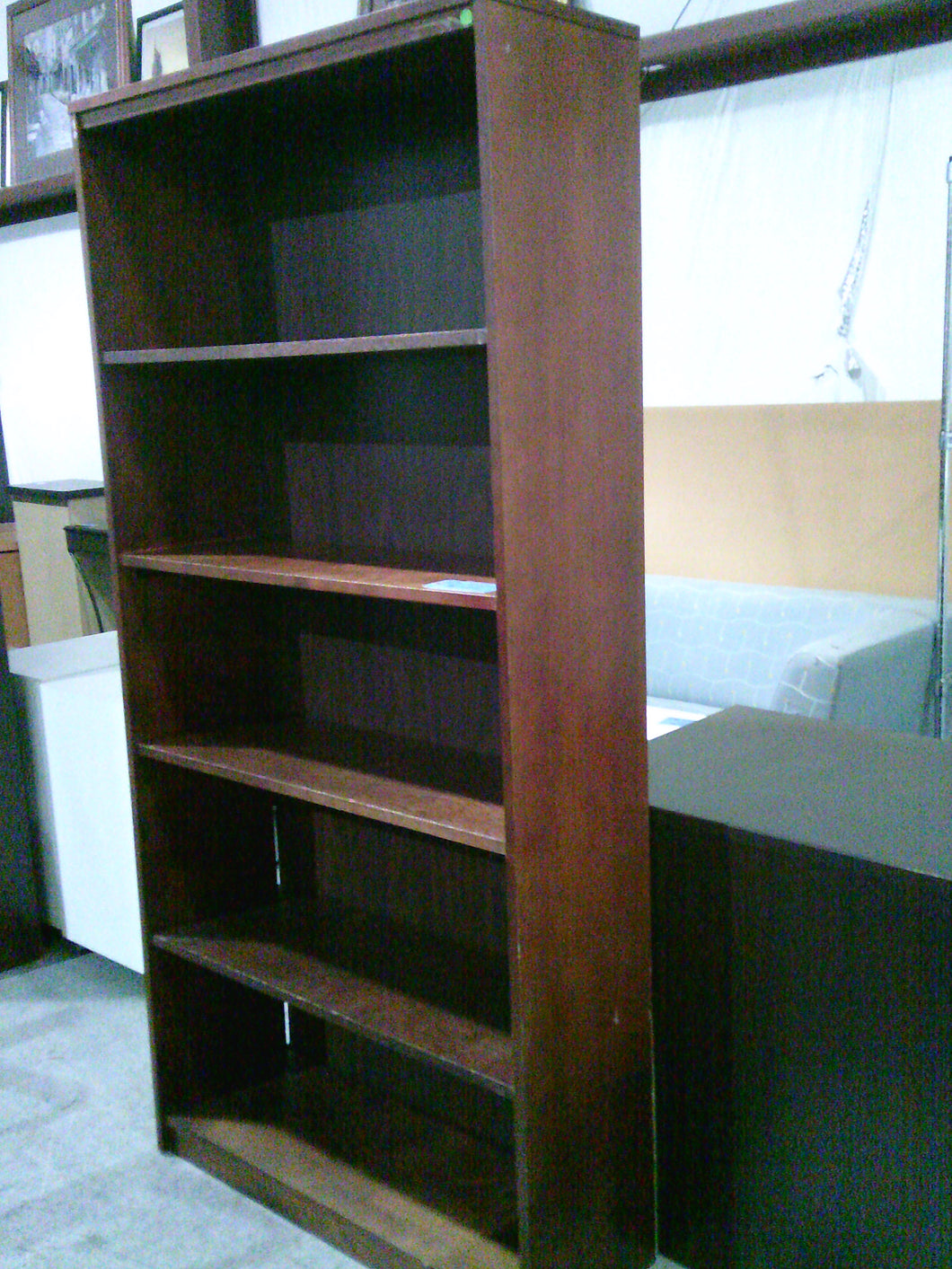 6 Ft Cherry Hardback Bookcase