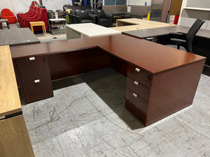 NEW Cherryman Jade L-Shape Desk