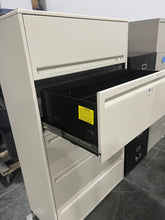 Load image into Gallery viewer, Light Putty 5-Drawer Lateral File Cabinet
