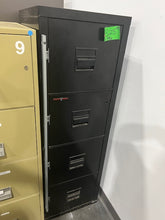 Load image into Gallery viewer, DuraVault Black 4-Drawer FireFile Cabinet
