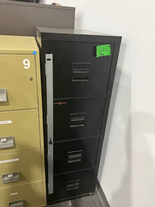 DuraVault Black 4-Drawer FireFile Cabinet