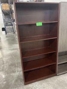 Mahogany 6ft Bookcase