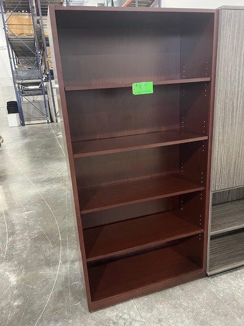 Mahogany 6ft Bookcase