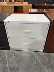 Hon Light Gray 2-Drawer Lateral File