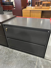Load image into Gallery viewer, Steelcase Gray 2-Drawer Lateral File
