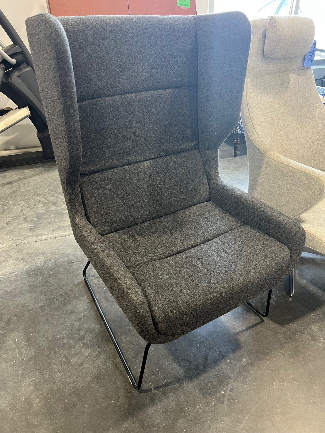Gray Lounge Chair
