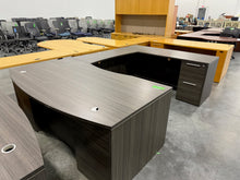 Load image into Gallery viewer, Grey U-Shape Desk
