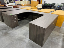 Load image into Gallery viewer, Grey U-Shape Desk
