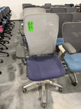 Load image into Gallery viewer, Allsteel Navy and Mesh Task Chair
