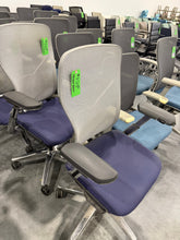 Load image into Gallery viewer, Allsteel Navy and Mesh Task Chair
