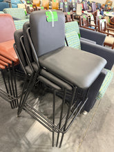 Load image into Gallery viewer, Black Bar Height Stool (Multiples Available)
