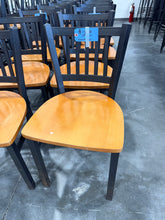 Load image into Gallery viewer, Black and Maple Break Room Chair

