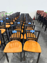 Load image into Gallery viewer, Black and Maple Break Room Chair
