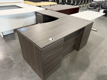 Load image into Gallery viewer, Gray Corporate Design L-Shape Desk
