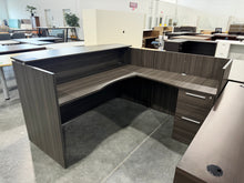 Load image into Gallery viewer, Newport Gray Reception Desk
