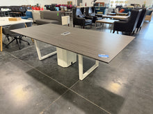 Load image into Gallery viewer, 8 x 4 Grey Conference Table with Power
