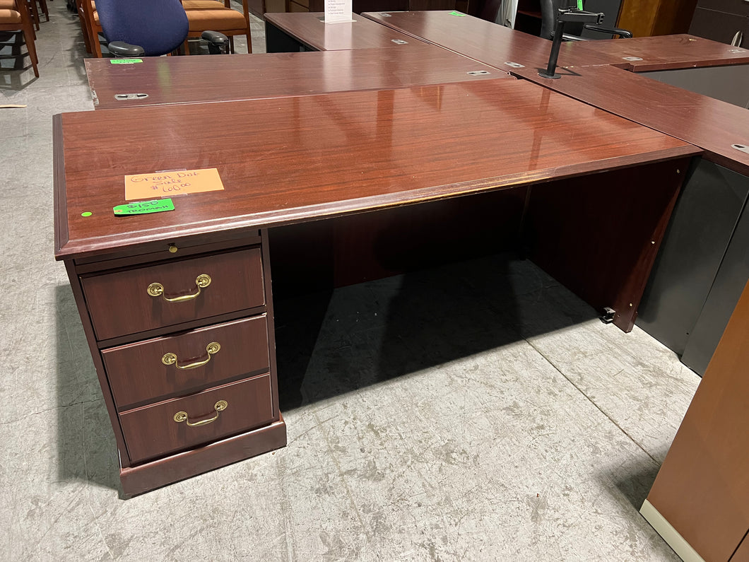Used As-Is Traditional Single Ped Desk