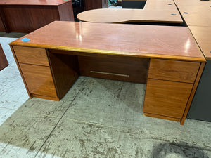 Used Traditional Double Ped Desk