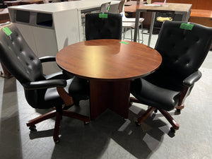 Used Small Cherry Meeting Table