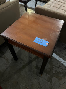 Used Square Cherry End Table