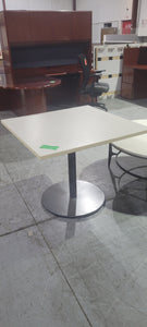 White Square Table