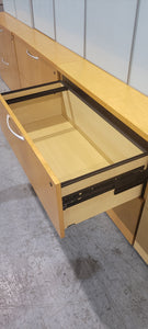 Blonde 2-Door Lateral Storage